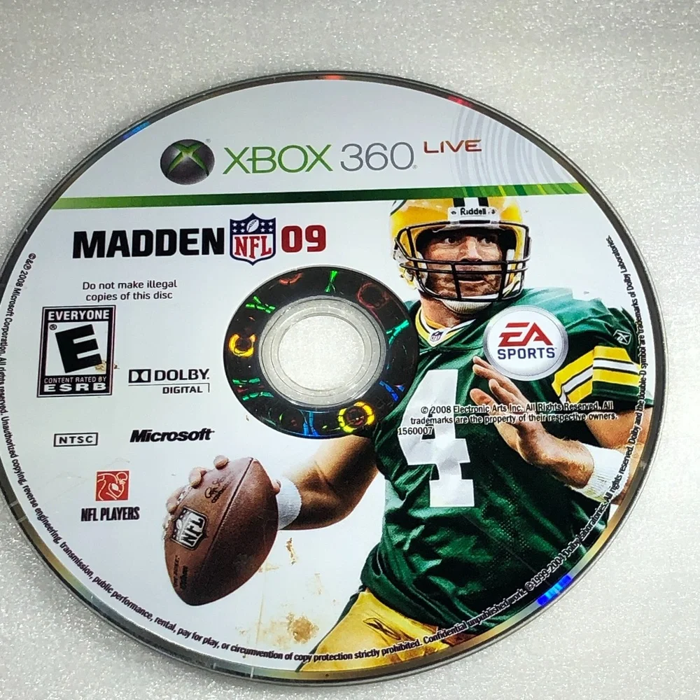 XBOX 360 MADDEN 09 DISC ONLY